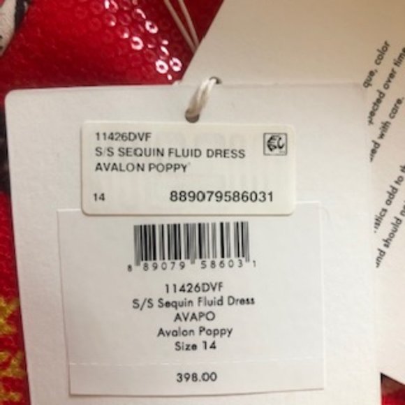 DVF  Sequin  Fluid Mini Dress - Picture 5 of 6